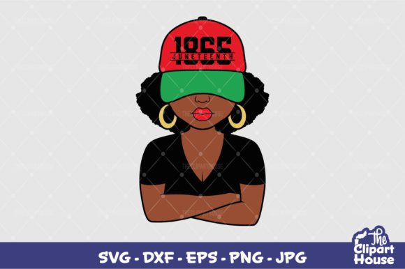 1865 Juneteenth Cap Woman Design
