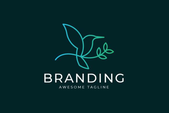Bird Branding Logo Template for Modern Luxury