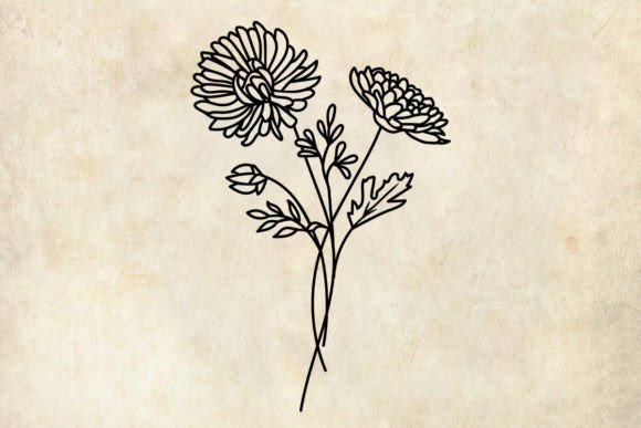 Birth Flower Chrysanthemum: Elevating November Creativity with Digital Craftsmanship