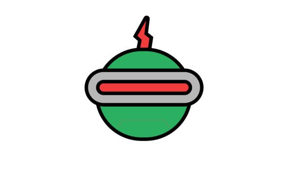 Cartoon Robot Head for Digital Projects