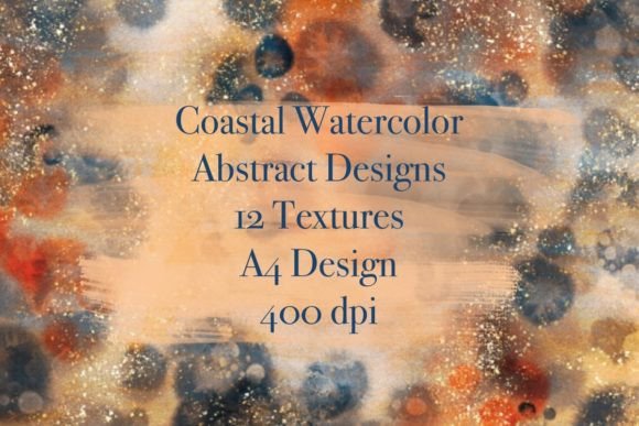 Coastal Watercolor Abstract Designs