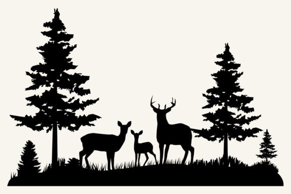 Deer Family: A Versatile Digital Asset for Creative Projects and Business Branding