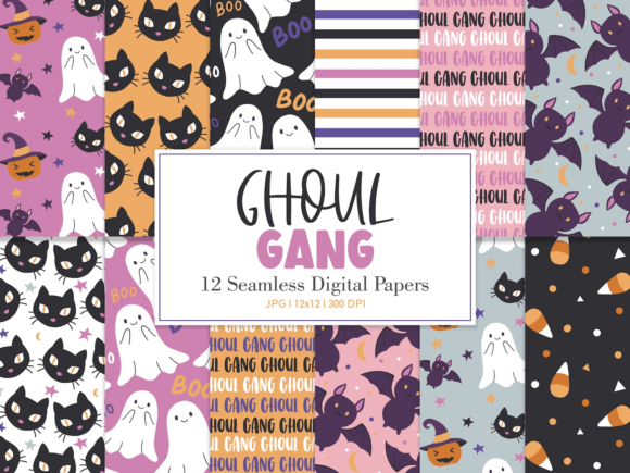 Digital Paper Pack GHOUL GANG: A Practical Review for Creative Professionals