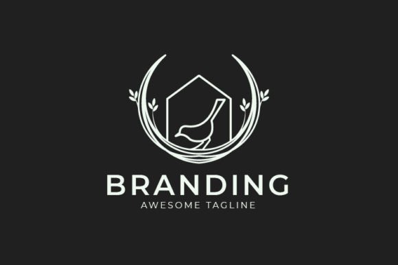 Home Bird Logo Template: A Minimalist Solution for Modern Branding
