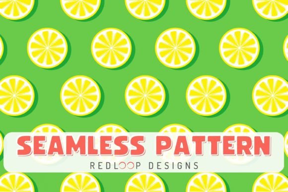 Lemon Slices Seamless Pattern: A Versatile Asset for Creative Professionals