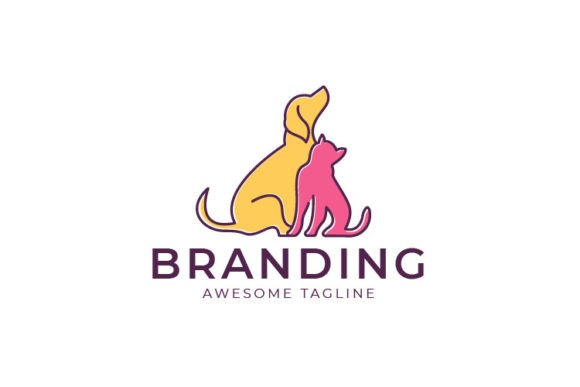 The Strategic Power of a Minimalist Dog Cat Logo Template in Modern Branding