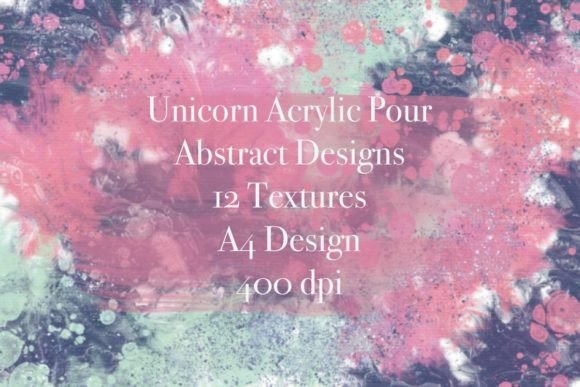 Unicorn Acrylic Pour Abstract Designs