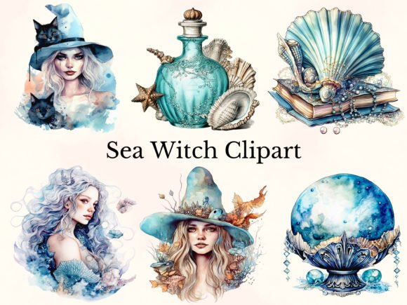 Watercolor Sea Witch Clipart: A Comprehensive Guide to Selection and Application