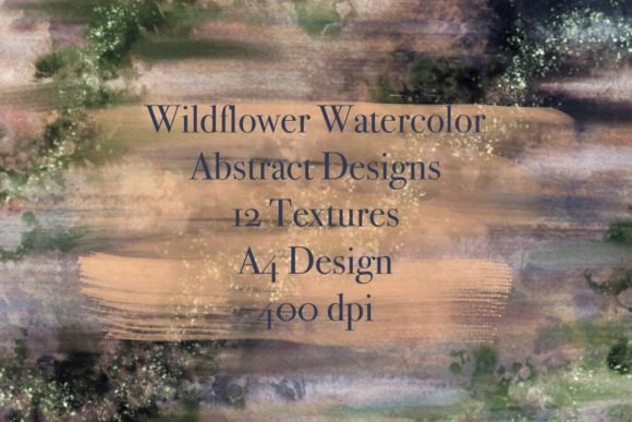 Wildflower Watercolor Abstract Designs